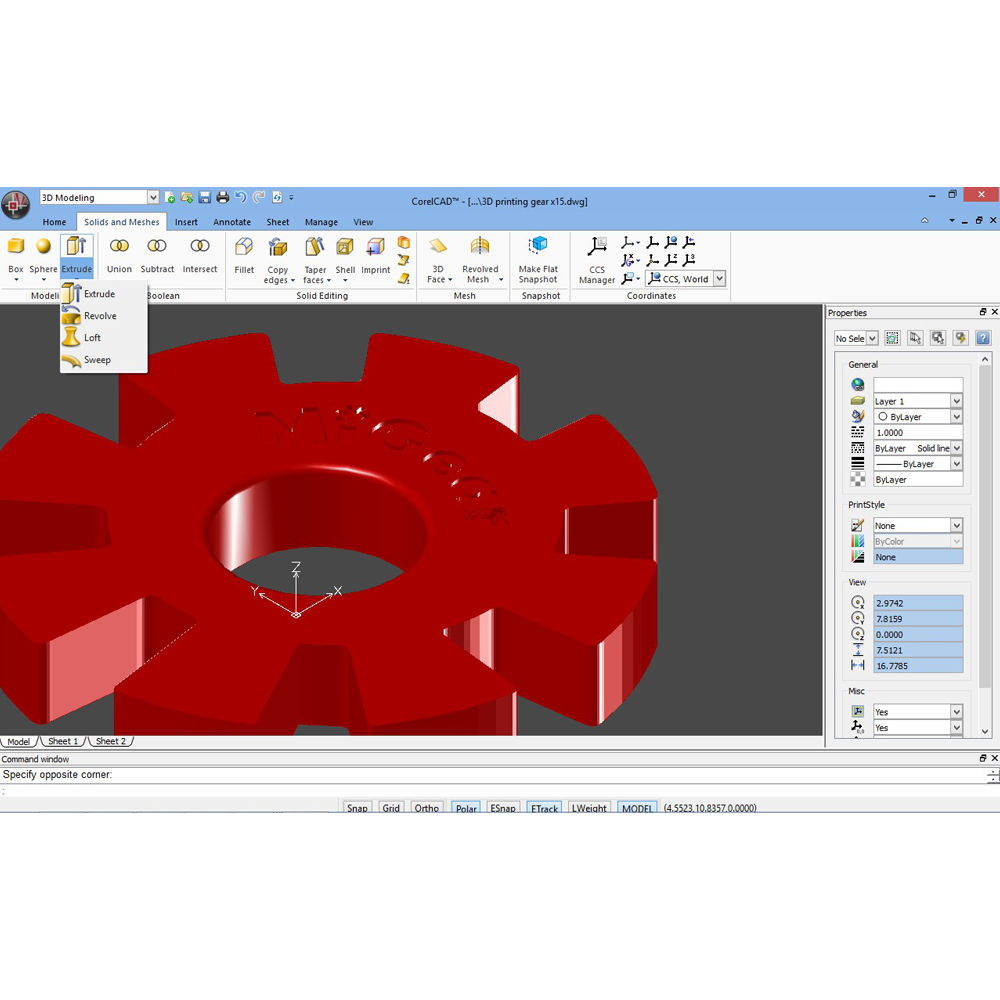 CorelCAD 2015