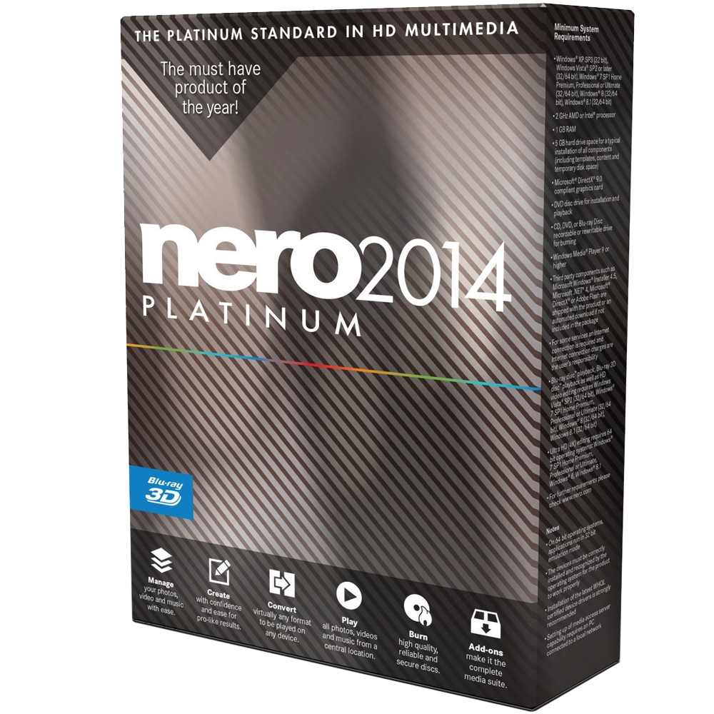 Nero 2014 Platinum
