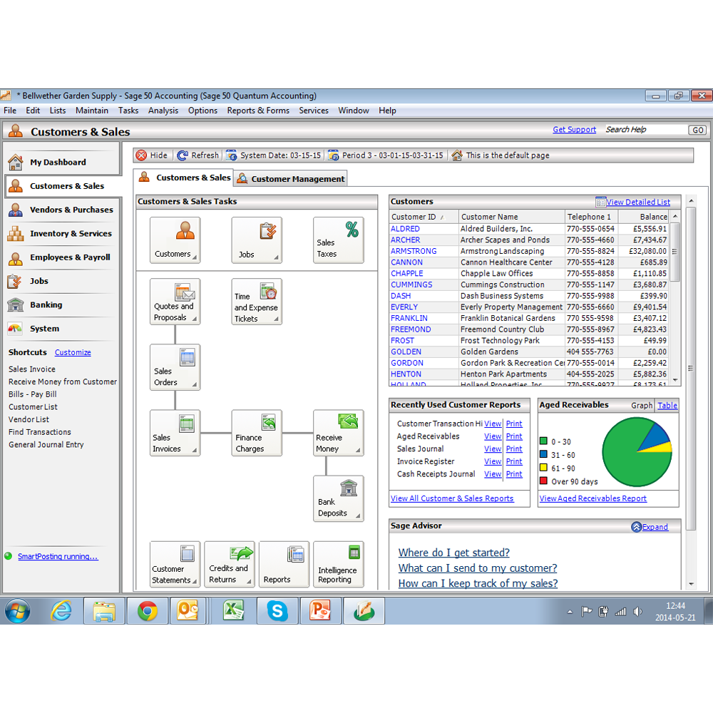 Sage 50 Pro Accounting 2015